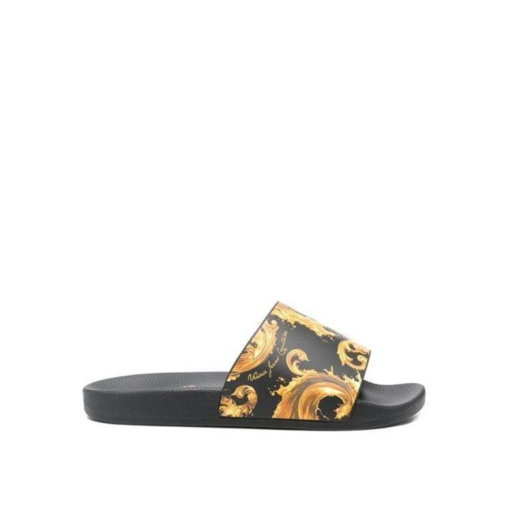 Printed Rubber Slide Sandals